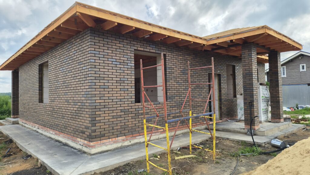 Барсуки . Строительство дома — 1 этаж 144м2