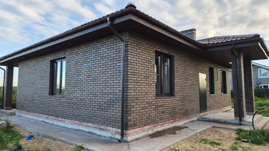 Барсуки . Строительство дома — 1 этаж 144м2